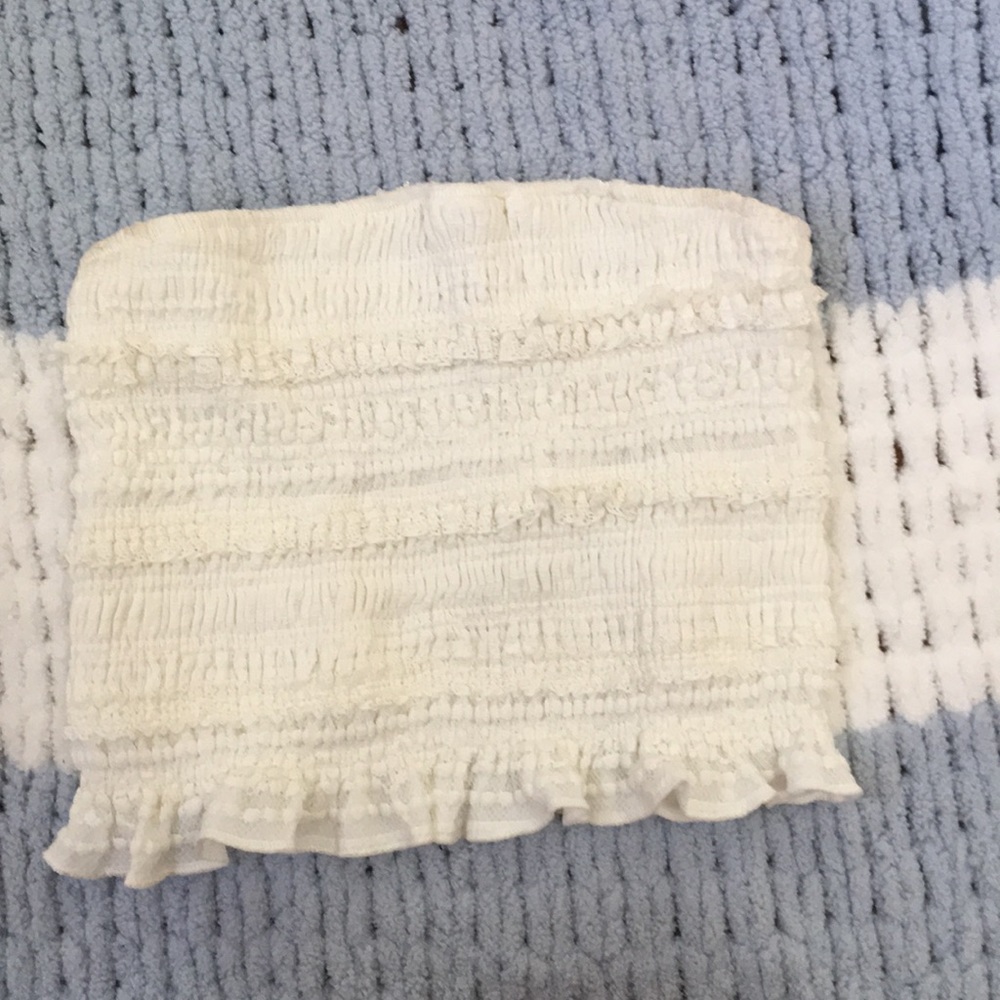 Urban Outfitters White Lace Tube Top